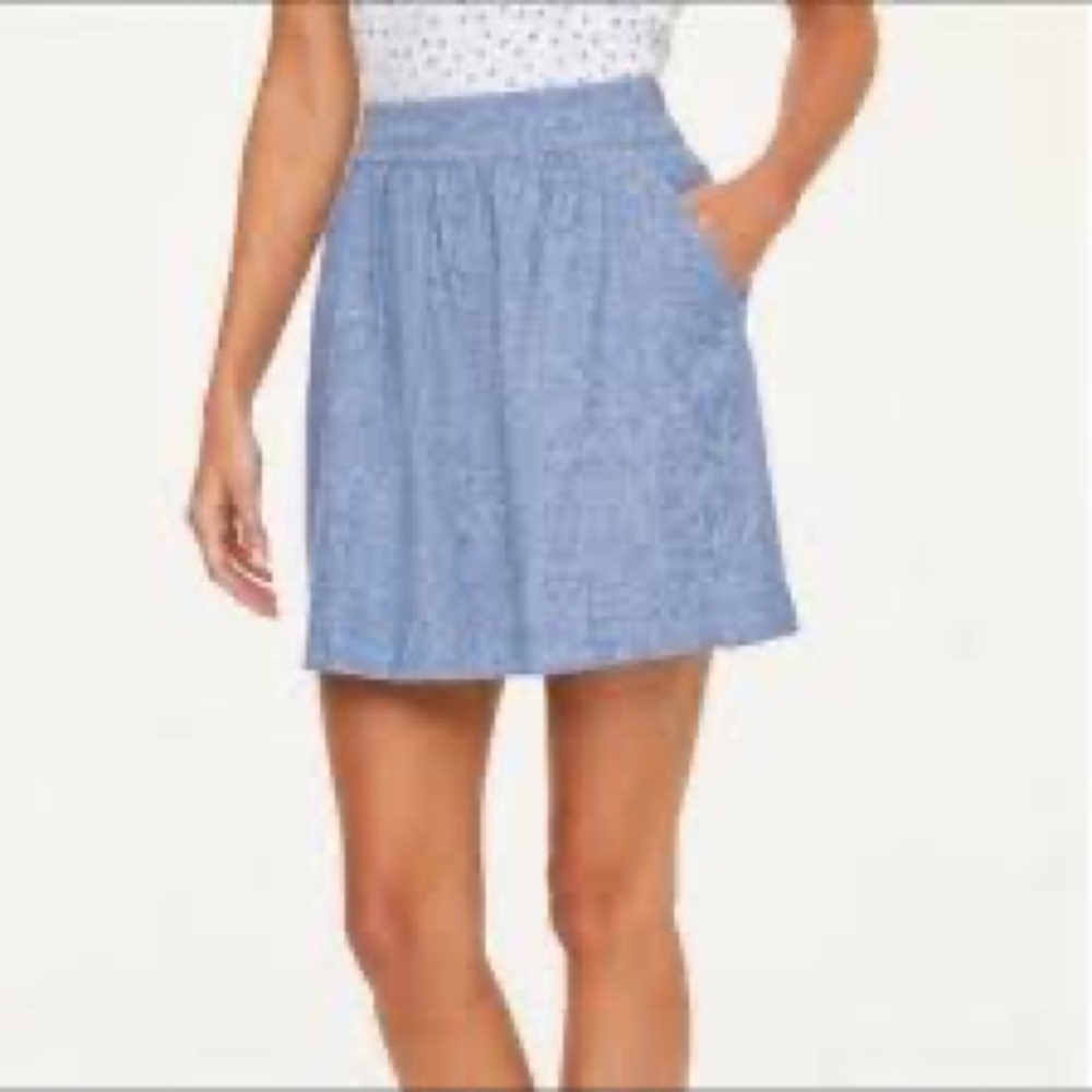 LOFT Chambray Skirt